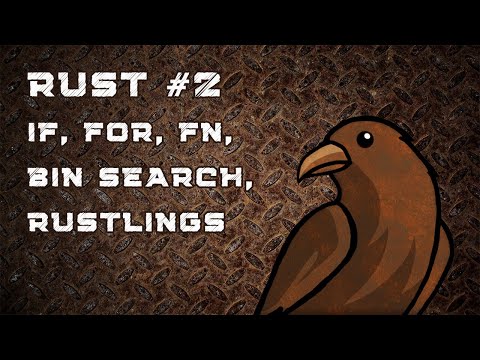 Видео: Язык Rust #2 | If, for, loop, while, fn, rustlings, бинарный поиск, overflow, match, clippy, тесты