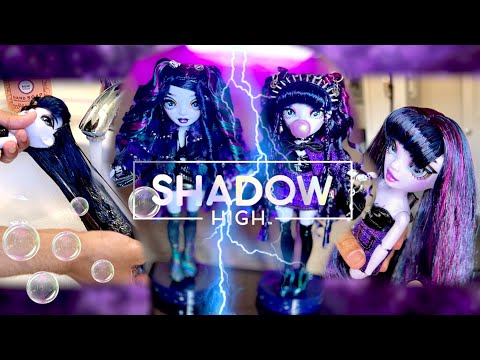Видео: Shadow High | 🖤Наоми и Вероника Шторм⚡️ Распаковка + мытьё головы + новая укладка! @RainbowHigh