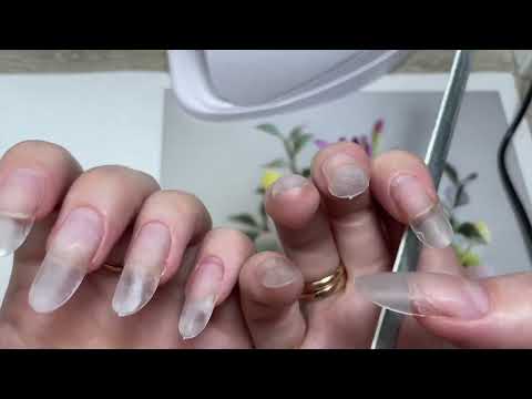 Видео: ГЕЛЕВЫЕ ТИПСЫ - наращиваю себе первый раз в жизни