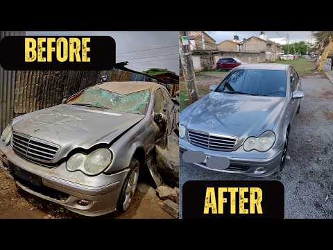Видео: Восстановление аварийного автомобиля: от аварии к красоте
