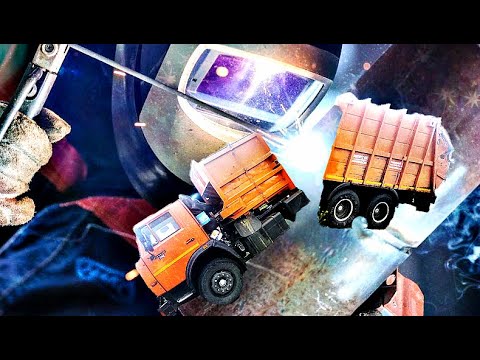 Видео: Глобальный ремонт манипулятора и кузова мусоровоза.