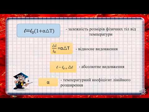 Видео: залежність розмірів тіл від температури