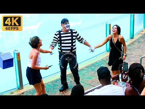 Видео: Мим Том — мужчина, который очень востребован у женщин 😍❤️😂🤣 #tomthemime #seaworldmime