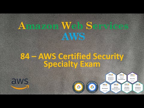 Видео: AWS - Экзамен AWS Certified Security Specialty