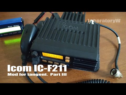 Видео: Icom IC-F211. Part III (мод для тангенты)