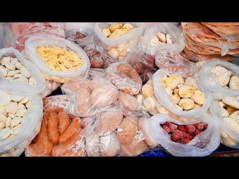 Видео: БОЛЬШАЯ ЗАМОРОЗКА ПОЛУФАБРИКАТОВ 21 кг. 910 гр. + 14 пицц.