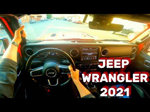 Видео: 2021 Jeep Wrangler 2.0 AT Rubicon за рулем от первого лица | ASMR вождение | Тест-драйв