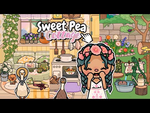 Видео: Обустройство 2-этажного НОВОГО Горохового КОТТЕДЖА 🍃🪿| Новое Обновление ТокаБока~TocaBocaWorld