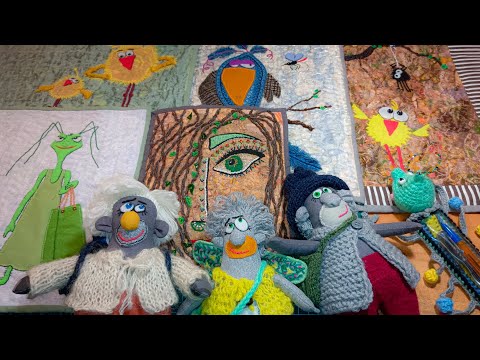 Видео: Продолжение лоскутного романа 🧶 #арттекстиль #хендмейд