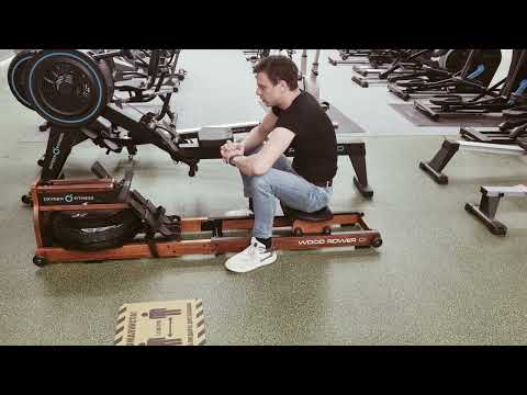 Видео: Гребной тренажер  OXYGEN FITNESS WOOD ROWER Q1