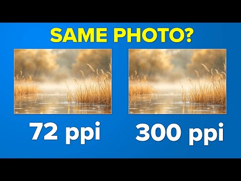 Видео: Одно и то же фото — разный PPI