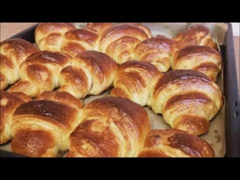 Видео: Круассаны ДРОЖЖЕВЫЕ рецепт в домашних условиях Дрожжевое тесто