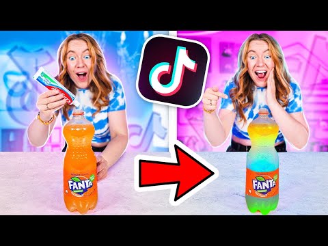 Видео: Проверила НОВЫЕ ТИК-ТОК ЛАЙФХАКИ ! *РАЗНОЦВЕТНАЯ ФАНТА* / tiktok hack !