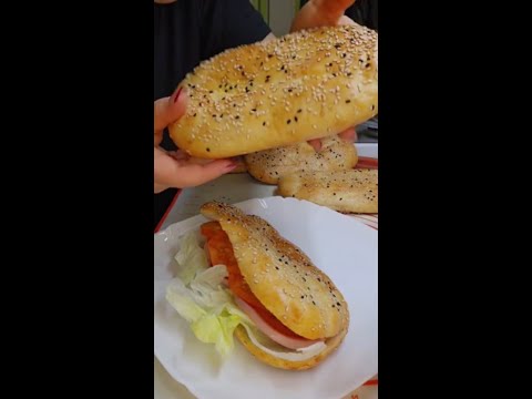 Видео: Ролик № 1404. Домашний хлеб-эклер. Рецепт в конце ролика.