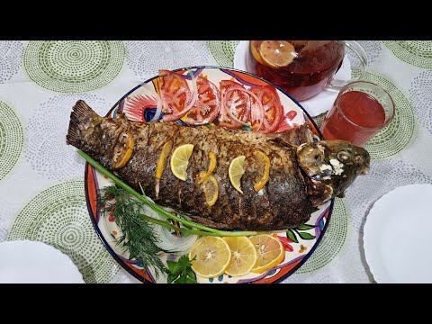 Видео: ДУХОВКАДА БАЛИК ДИМЛАДИМ🐟🐬🦭🦈🍋🍎🧄🧅