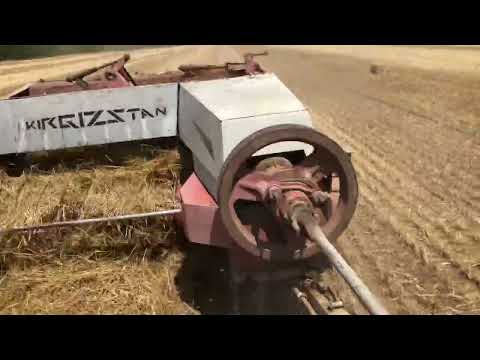 Видео: Пресс подборщик Киргизстан