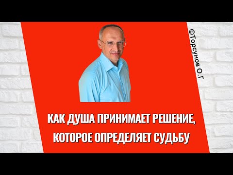 Видео: Как Душа принимает решение, которое определяет Судьбу! Торсунов лекции