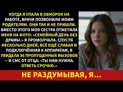 Видео: Когда я потеряла сознание на работе, врачи позвонили моим родителям. Они так и не приехали. Теги:..