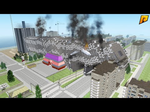 Видео: ПАДЕНИЕ НЕБОСКРЁБА! ЗДАНИЕ РУХНУЛО НА ГОРОД | CRMP