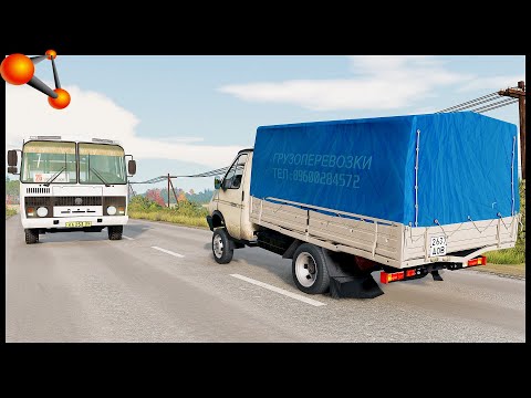 Видео: ПЕРЕГРУЗ ГАЗЕЛИ! Как НА НЕЙ ЕХАТЬ? - BeamNg Drive