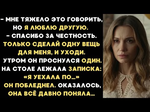 Видео: Мне жаль, но я люблю другую. - Спасибо за честность, уходи. Но только сделай одну вещь для меня....