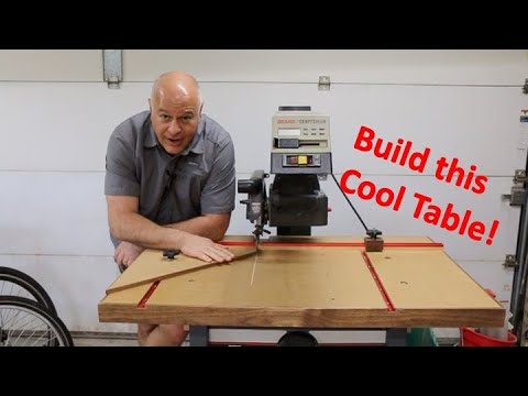 Видео: Как построить идеальный радиально-консольный пильный стол