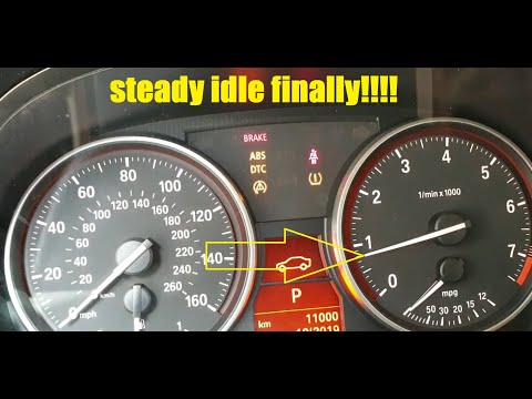 Видео: Двигатель BMW N52 работает неровно на холостом ходу. Обратные клапаны почищены!!!