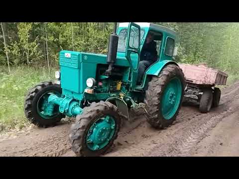 Видео: Трактор т-40, поехали за травой  Подсыпаем колеи.