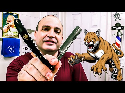 Видео: 💈 Дикая кошка 😾 после бритья оставила следы ♨️ на моем лице 😬