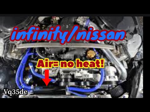 Видео: Как правильно удалить воздух из системы охлаждения автомобилей Infinity и Nissan.