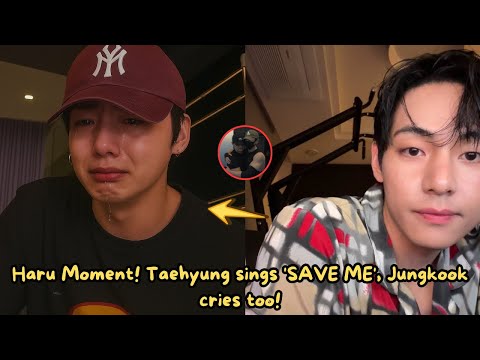 Видео: 🔥 ВИРУСНОЕ! Тэхён поёт «SAVE ME» на Weverse и трогает Чонгука до слёз! 😭