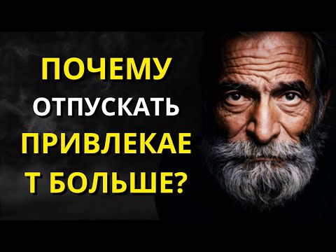 Видео: ЕСЛИ ВЫ ДЕЙСТВИТЕЛЬНО ЧЕГО-ТО ХОТИТЕ, ОТПУСТИТЕ ЭТО И ПРИВЛЕЧИТЕ ЭТО | ЗАКОН ПРИТЯЖЕНИЯ - Стоицизм