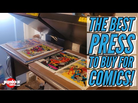 Видео: Лучший пресс для печати комиксов / Плюс важные советы по печати, которые нужно знать!
