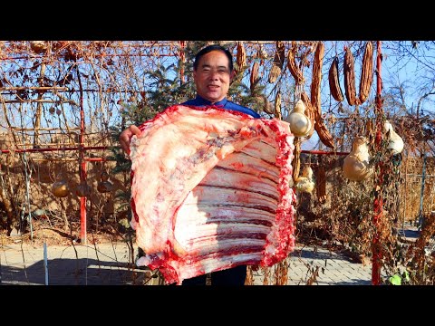 Видео: 100 долларов за огромный кусок ребра! Жареный и тушеный с уникальным соусом из чили и чеснока!