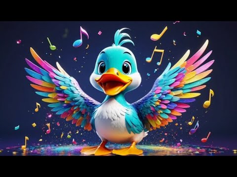 Видео: Утка, которая любит рисовать | Детская песенка | Французская детская песенка | Детские песни | Му...