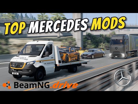 Видео: Лучшие модификации Mercedes для BeamNG Drive