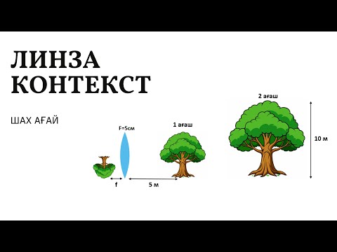 Видео: ЛИНЗА КОНТЕКСТ ТАЛДАУ / ФИЗИКА / ШАХ АҒАЙ