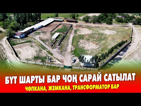 Видео: Жакшы ЖЕРДЕН бүт ШАРТЫ бар чоӊ САРАЙ сатылат ~ Жашаганга ҮЙY да бар