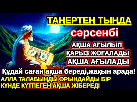 Видео: Тыңда Өте күшті дұға сәрсенбі, Алла бір күнде ойламаған ақша байлық жібереді, ризығың көбейеді
