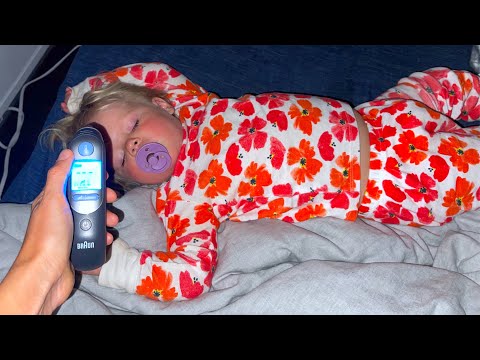 Видео: ЦЕЛАЯ НОЧЬ С НАОМИ! ЗАБОЛЕЛА - ТЕМПЕРАТУРА!