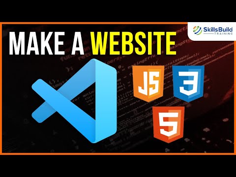 Видео: Как использовать Visual Studio Code для создания веб-сайта с использованием HTML, CSS и JavaScript