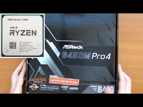 Видео: Сборка ПК на ASROCK B450M PRO4 и AMD Ryzen 5 3600, 16GB, DELL NVIDIA  Quadro P220