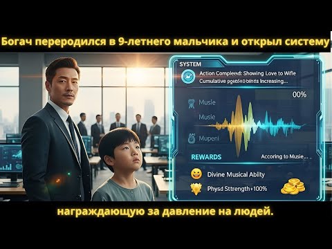 Видео: Богач переродился в 9-летнего мальчика и открыл систему, награждающую за давление на людей.