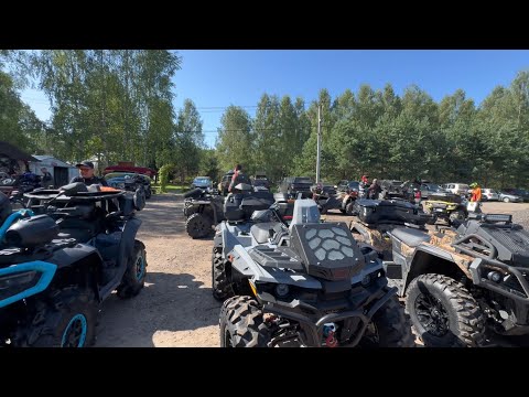 Видео: Stels, СFMOTO, Aodes катаемся по лесам Ярославской области (День1)
