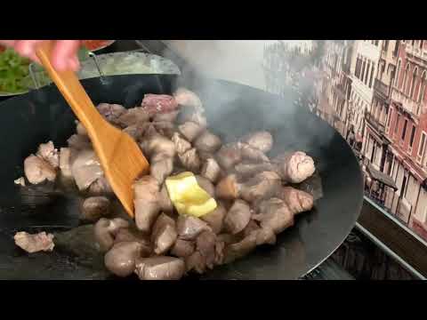 Видео: Баранина с овощами на садж. ( Садж тава) Saç tava. mutton