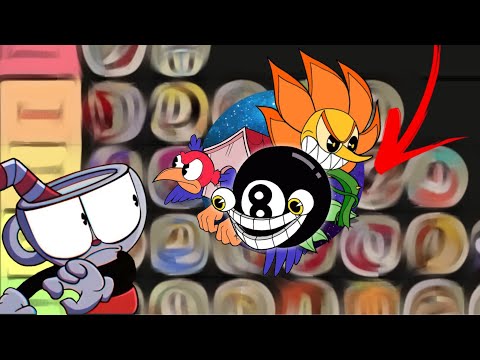 Видео: Моё мнение на всех боссов из Cuphead I Tier List Maker