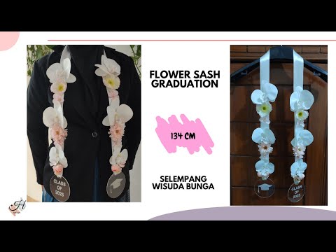 Видео: КАК СДЕЛАТЬ ВЫПУСКНОЙ ЦВЕТОЧНЫЙ ЛЕНТУ ||