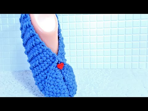 Видео: Следки крючком из прямоугольника. Как вязать простые следки крючком. Мастер класс
