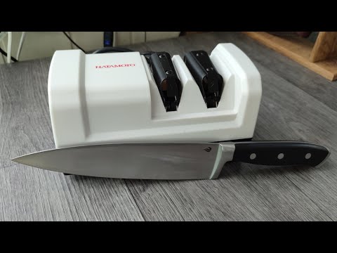 Видео: Заточное устройство Hatamoto EDS-H198. Обзор и заточка.