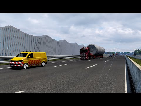 Видео: Доставка негабарита по Италий Euro Truck Simulator 2